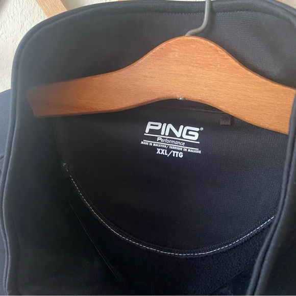 PING | Black Full Zip Up Golf Jacket Size XXL - Picture 6 of 15